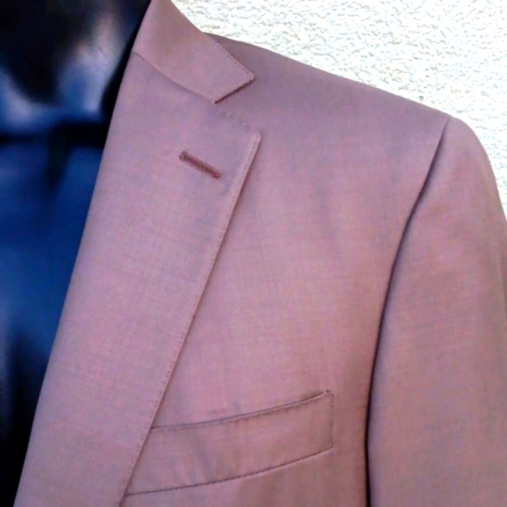 HART SCHAFFNER MARX MEN'S PURE WOOL (2) BUTTON LUXURY BLAZER (USA) - Picture 13 of 17